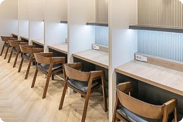 自习室内部展示